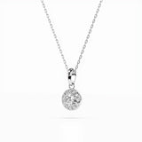 Diamond Eternity Necklace Round 0.2ct by Qutahia Jewellery