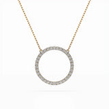 Minimalism Necklace (Round), 0.2 ct β 104-10023