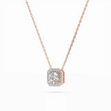 Diamond Eternity Necklace Round 0.2ct by Qutahia Jewellery