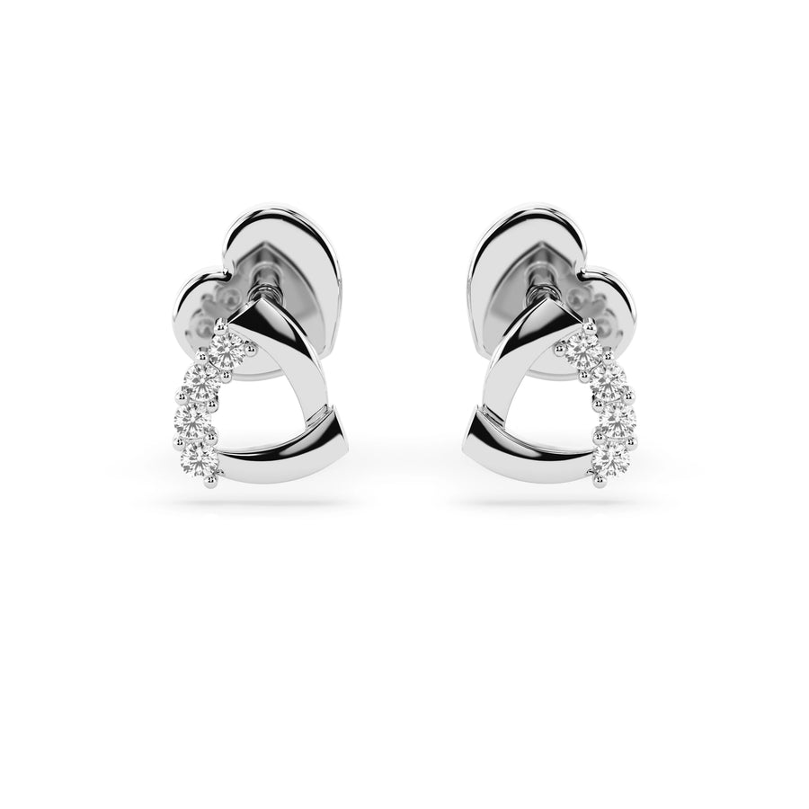 Minimalism Earring (Round), 0.05 ct — 102-10061
