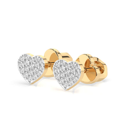 Illusion Earring (Round), 0.18 ct — 102-10097