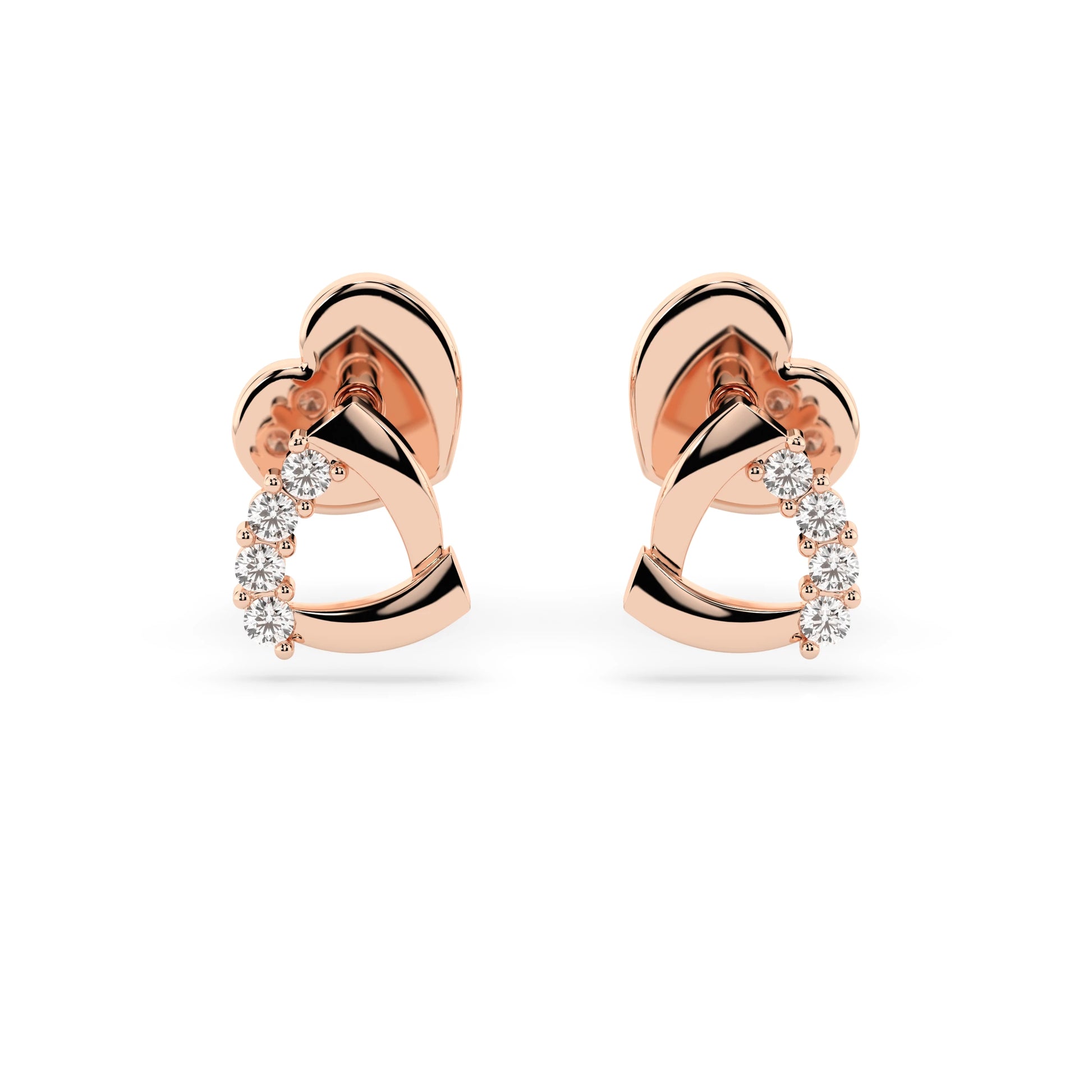 Minimalism Earring (Round), 0.05 ct — 102-10061