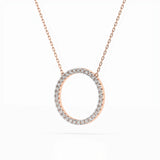 Minimalism Necklace (Round), 0.2 ct β 104-10023