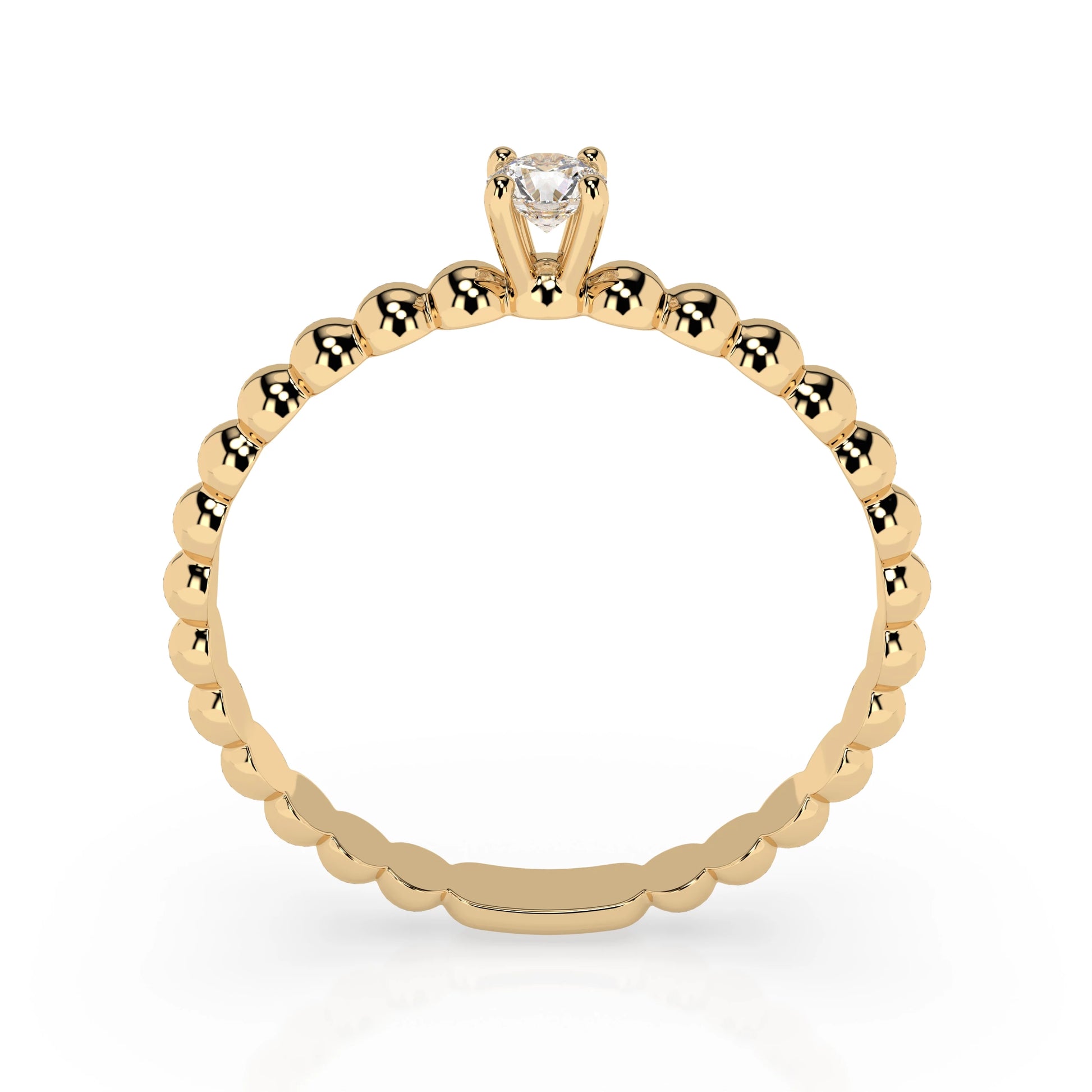 Solitaire Ring (Round), 0.06 ct — 101-10039(2.5)