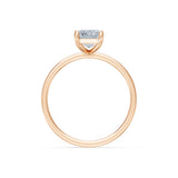 Emerald Lab Grown Diamond Solitaire Engagement Ring 1.5ct by Qutahia Jewellery