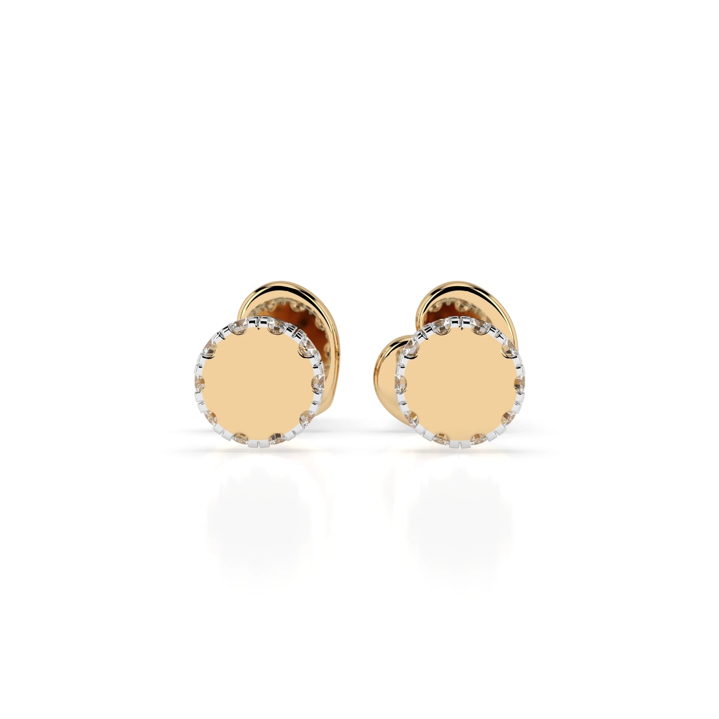Minimalism Earring (Round), 0.1 ct — 102-10029