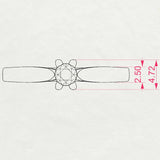 Solitaire Diamond Ring Round 0.15ct by Qutahia Jewellery