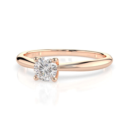 Solitaire Ring (Round), 0.35 ct — 101-10021(4.5)