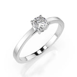 Solitaire Ring (Round), 0.3 ct — 101-10012/1(4.2)
