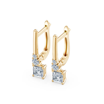 Solitaire Eternity Earring, 0.8 ct — 102-10143(0.40)PR