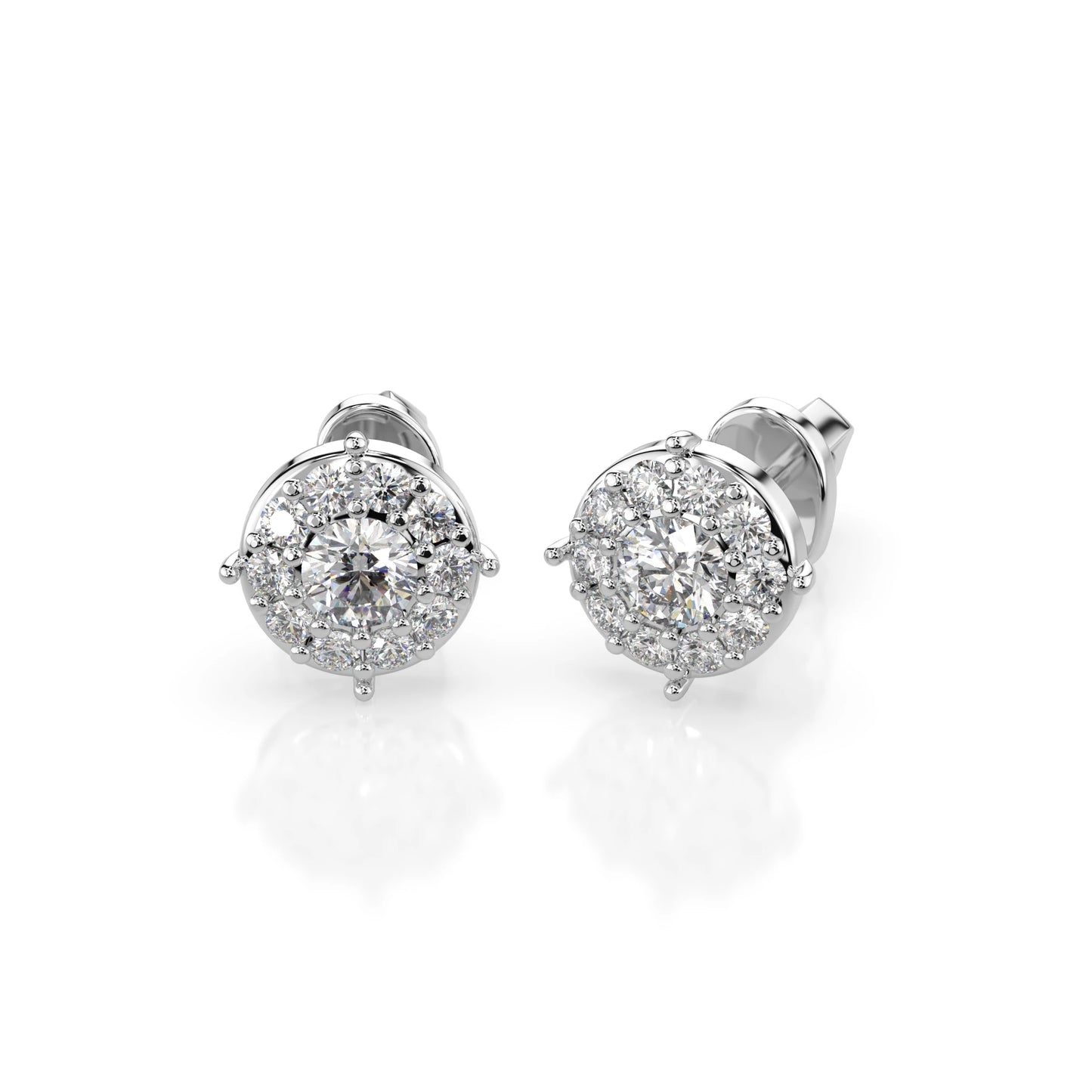 Solitaire Eternity Earring (Round), 0.12 ct — 102-10017(2.5)