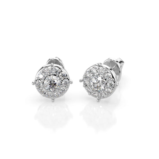 Solitaire Eternity Earring (Round), 0.12 ct — 102-10017(2.5)