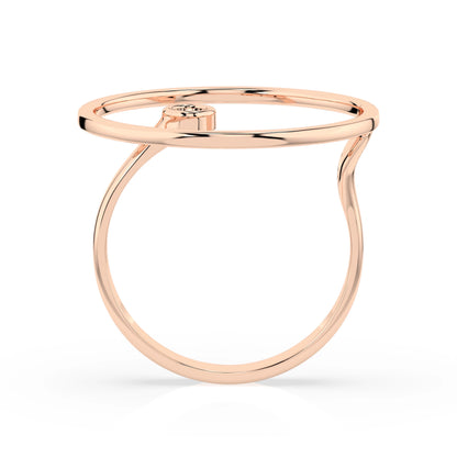 Minimalism Ring (Round), 0.03 ct — 101-10077