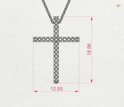 Minimalism Necklace (Round), 0.14 ct — 104-10026