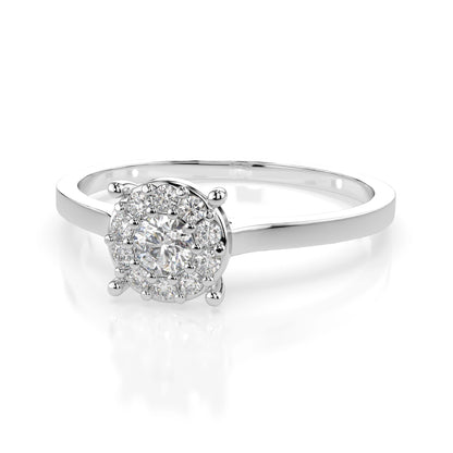 Solitaire Eternity Ring (Round), 0.06 ct — 101-10017/1(2.5)