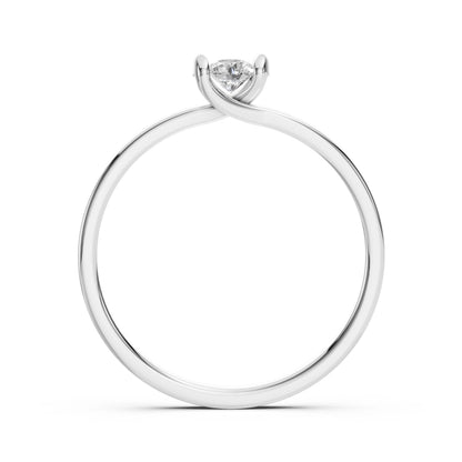 Solitaire Ring (Round), 0.15 ct — 101-10016(3.4)
