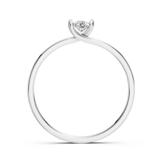 Solitaire Ring (Round), 0.15 ct — 101-10016(3.4)