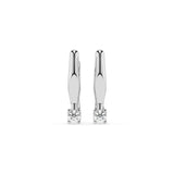 Solitaire English Lock Earring (Round), 0.12 ct β 102-10035(2.5)