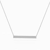 Minimalism Necklace (Round), 0.12 ct β 104-10024