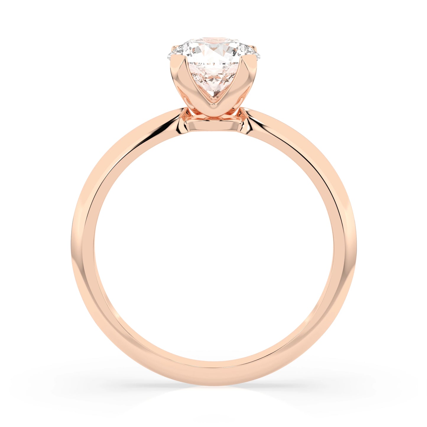 Solitaire Ring (Round), 0.5 ct — 101-10089(5.1)