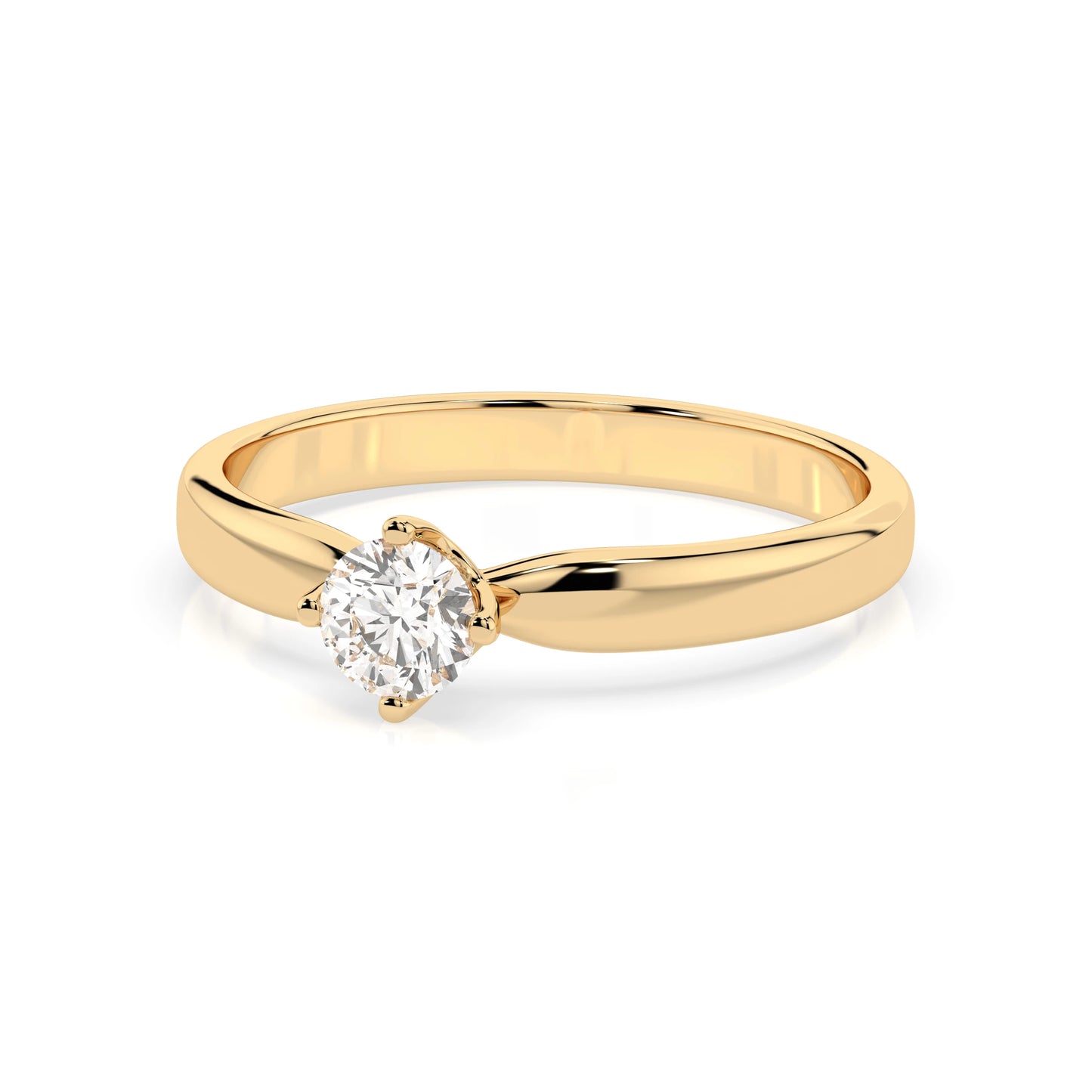 Solitaire Ring (Round), 0.25 ct — 101-10041(4.0)