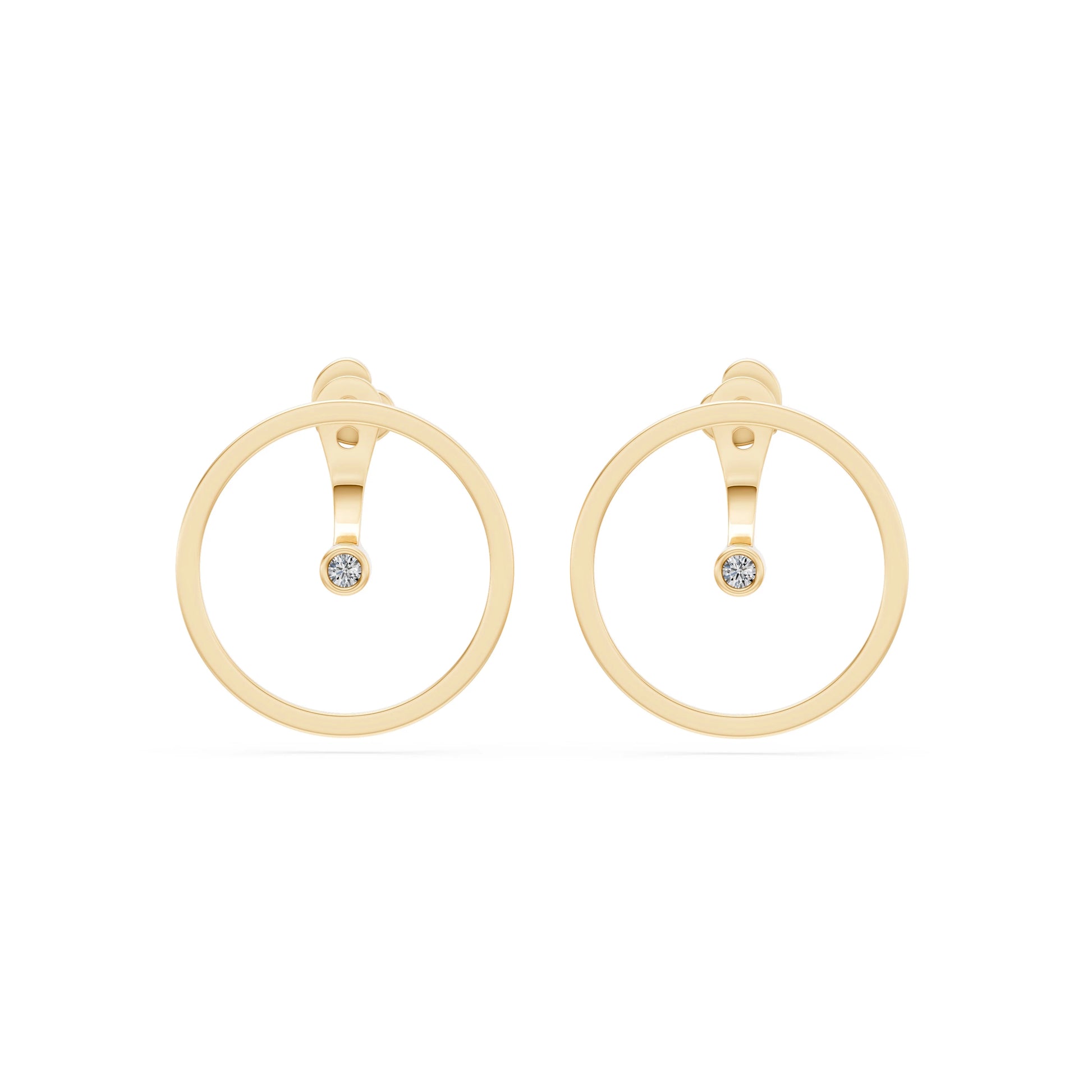 Minimalism Earring, 0.06 ct — 102-10077