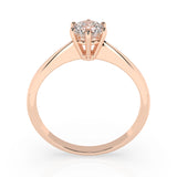 Solitaire Ring (Round), 0.35 ct — 101-10027(4.5)
