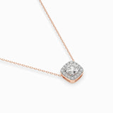 Diamond Eternity Necklace Round 0.4ct by Qutahia Jewellery