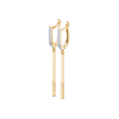 Minimalism Earring, 0.13 ct — 102-10129/3