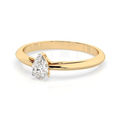 Solitaire Ring (Pear), 0.3 ct — 101-10190(0.30)PAR