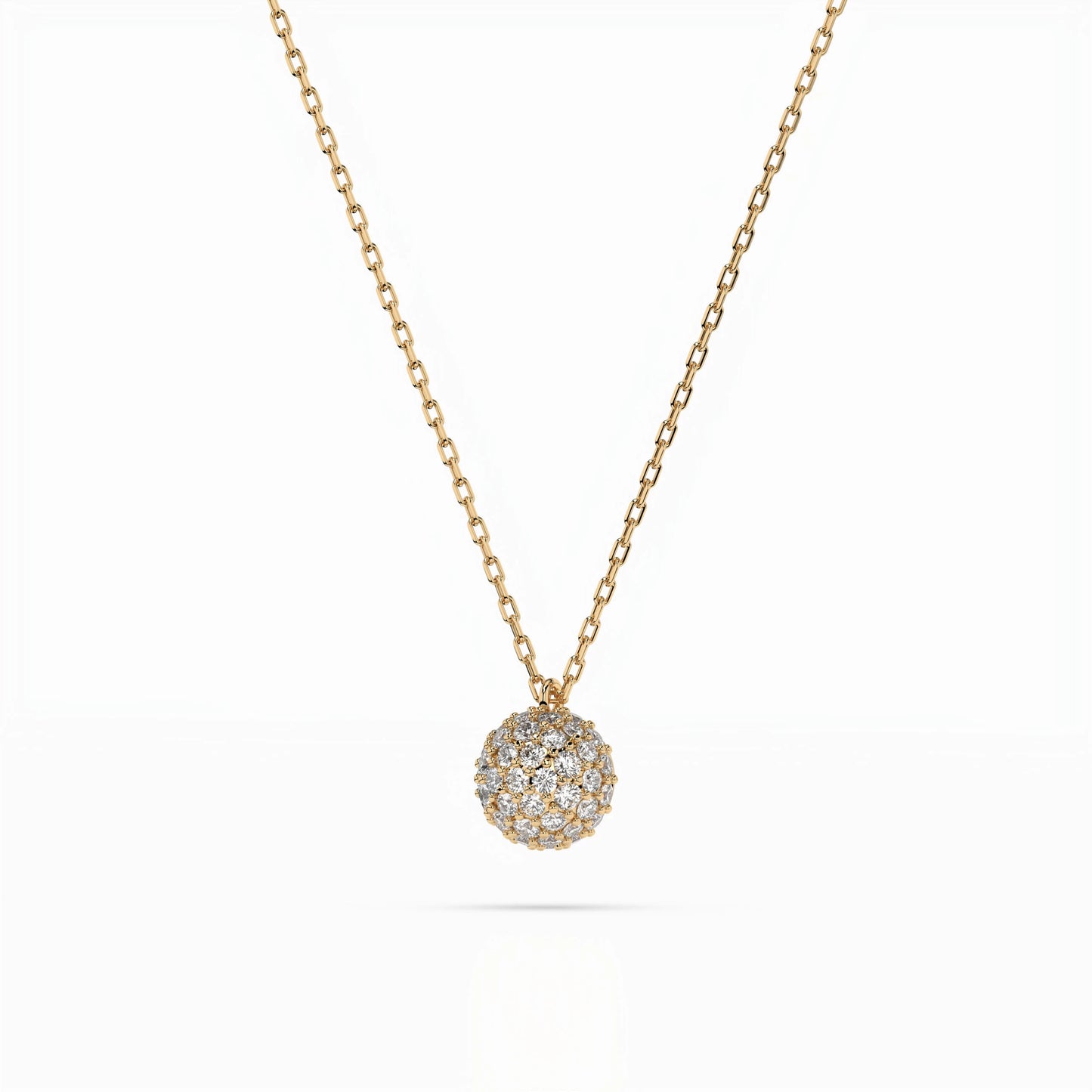 Illusion Necklace (Round), 0.23 ct — 104-10065