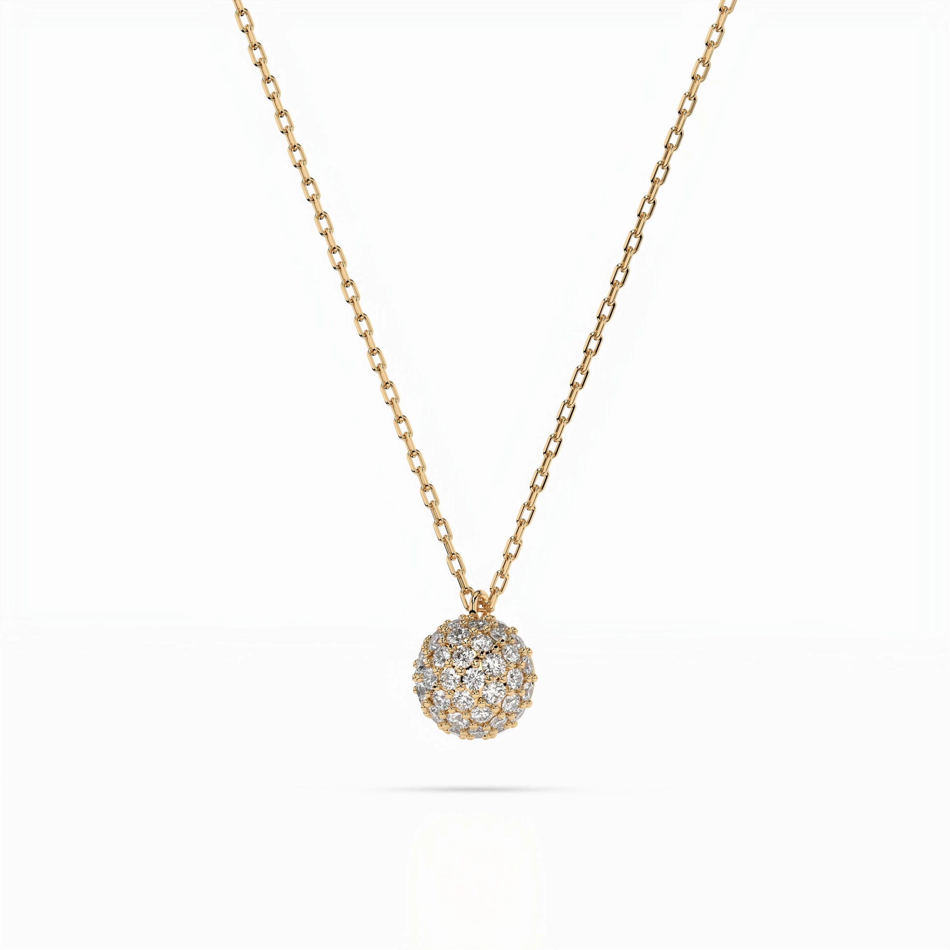 Illusion Necklace (Round), 0.23 ct — 104-10065