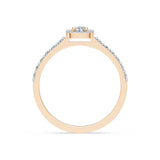 Round Brilliant Diamond Micro Pave Eternity Ring 0.2ct by Qutahia Jewellery