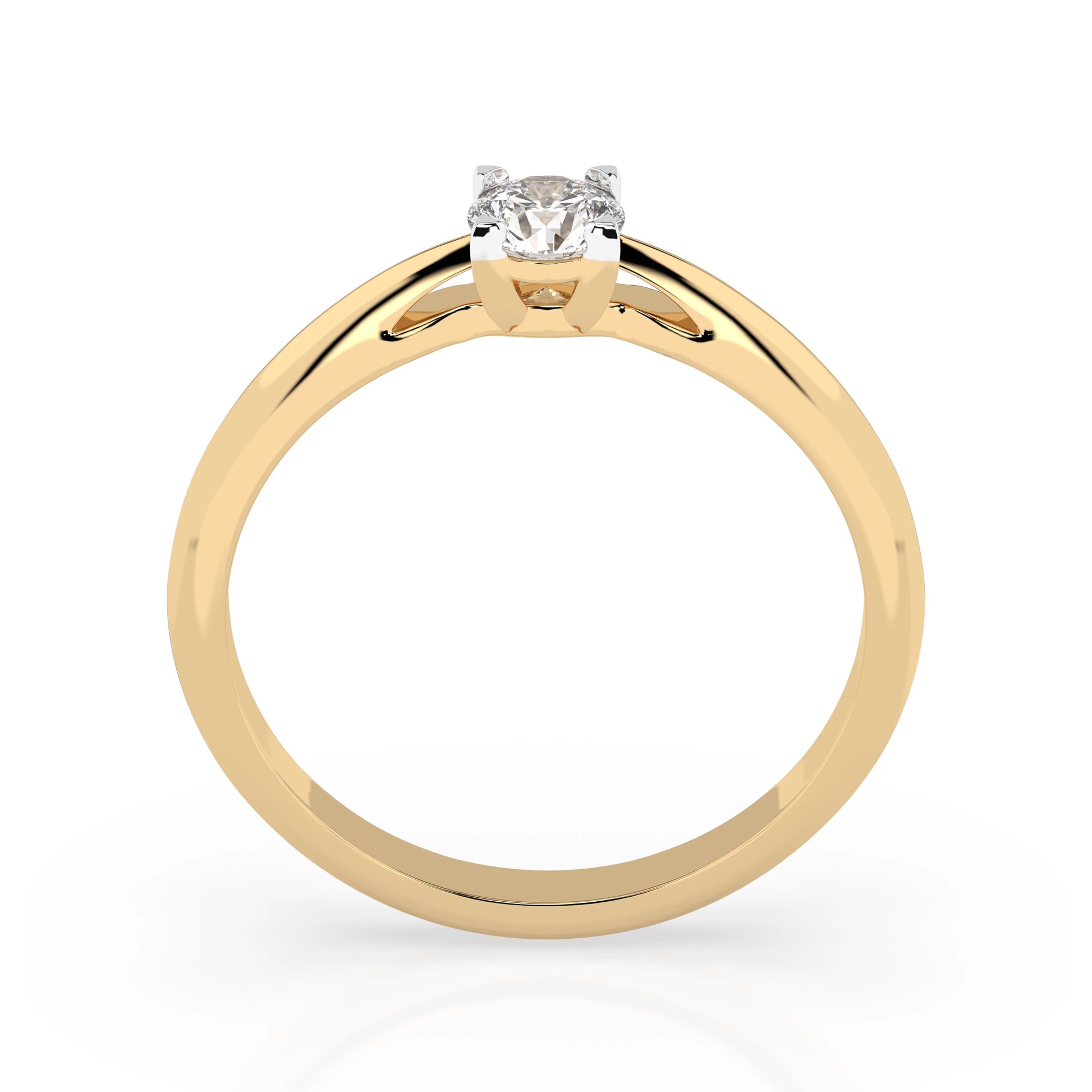 Solitaire Ring (Round), 0.3 ct — 101-10190(0.30)RN
