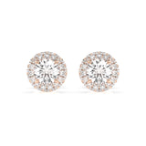 Diamond Eternity Earrings Round 0.4ct by Qutahia Jewellery