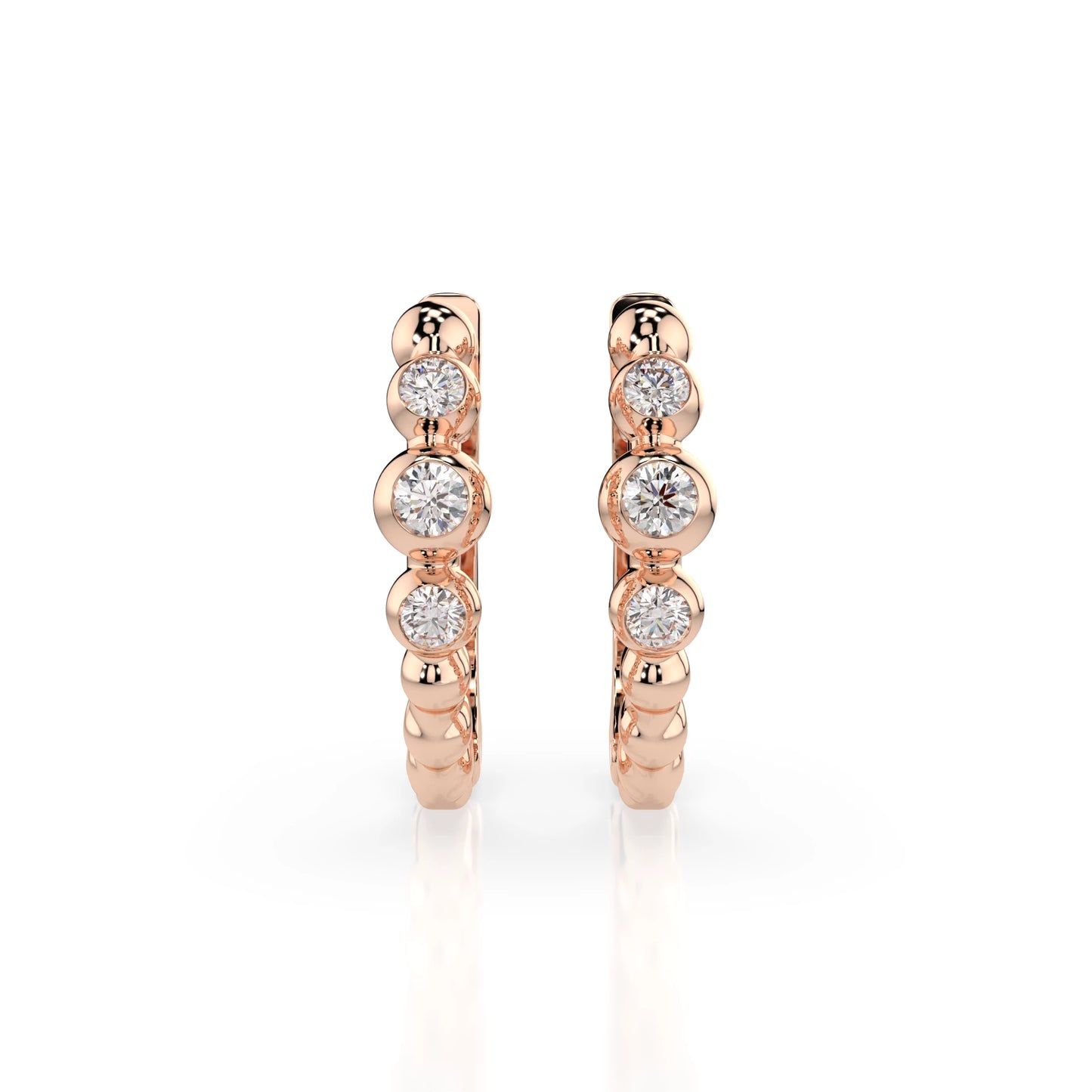 Eternity Earring (Round), 0.06 ct — 102-10019