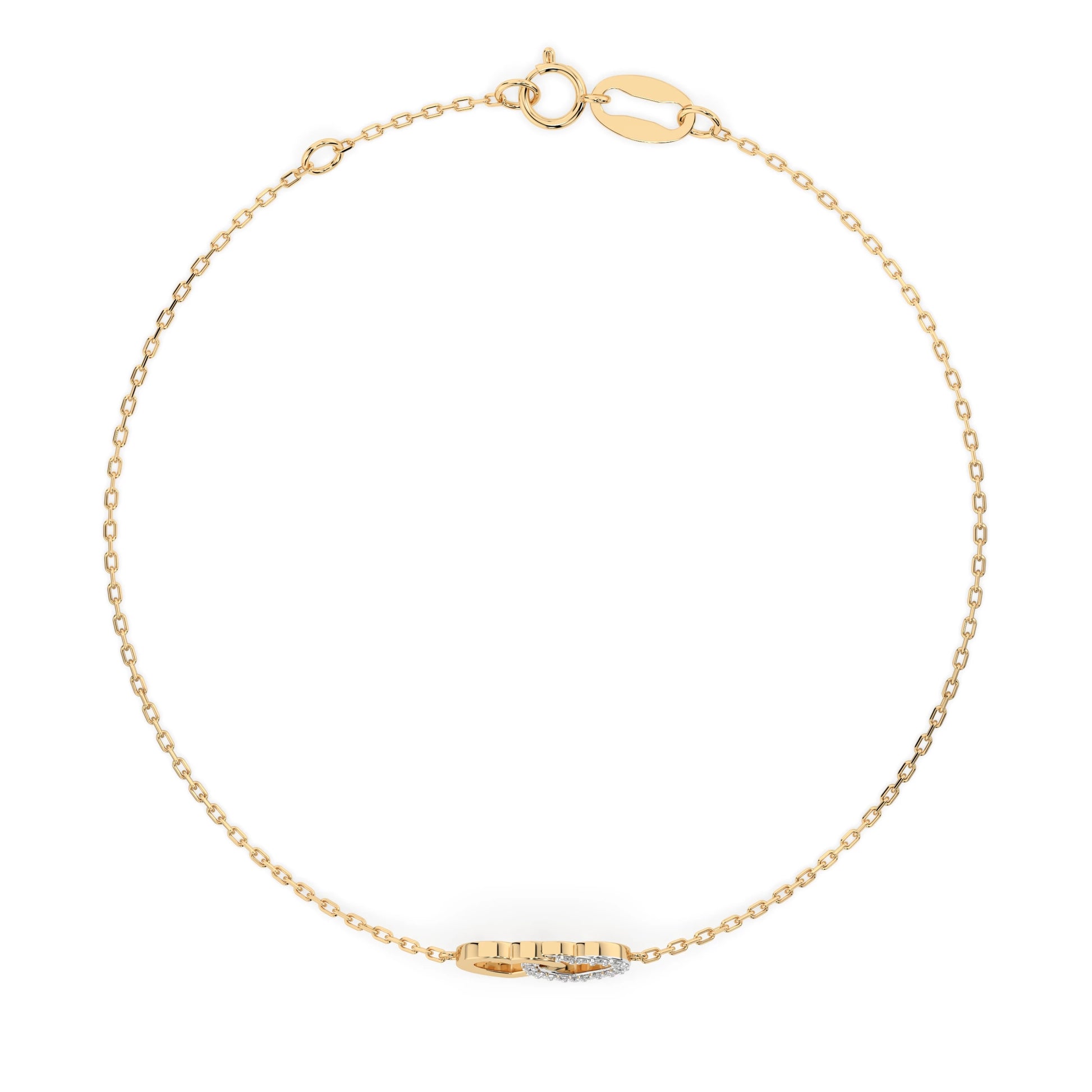 Minimalism Bracelet (Round), 0.08 ct — 105-10010
