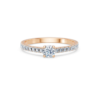 Solitaire Eternity Ring, 0.3 ct — 101-10191(0.30)RN