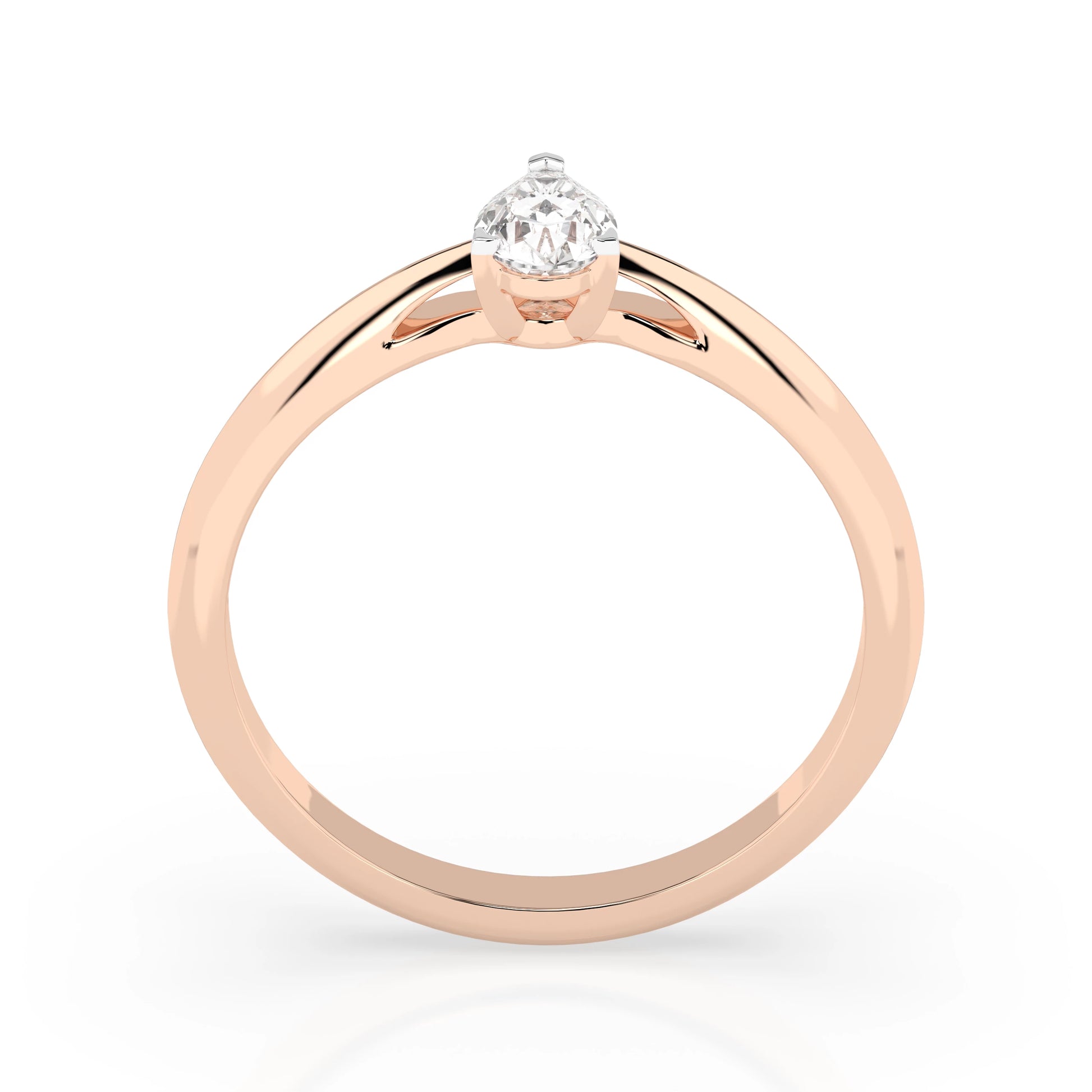 Solitaire Ring (Pear), 0.3 ct — 101-10190(0.30)PAR