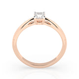 Solitaire Ring (Princess), 0.3 ct — 101-10190(0.30)PR