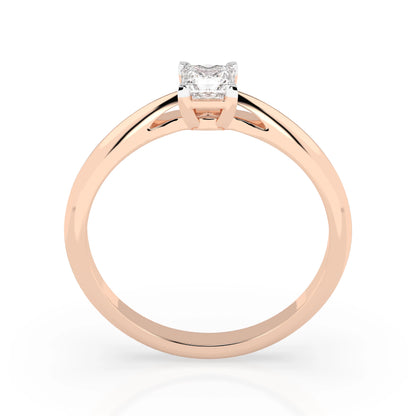 Solitaire Ring (Princess), 0.3 ct — 101-10190(0.30)PR