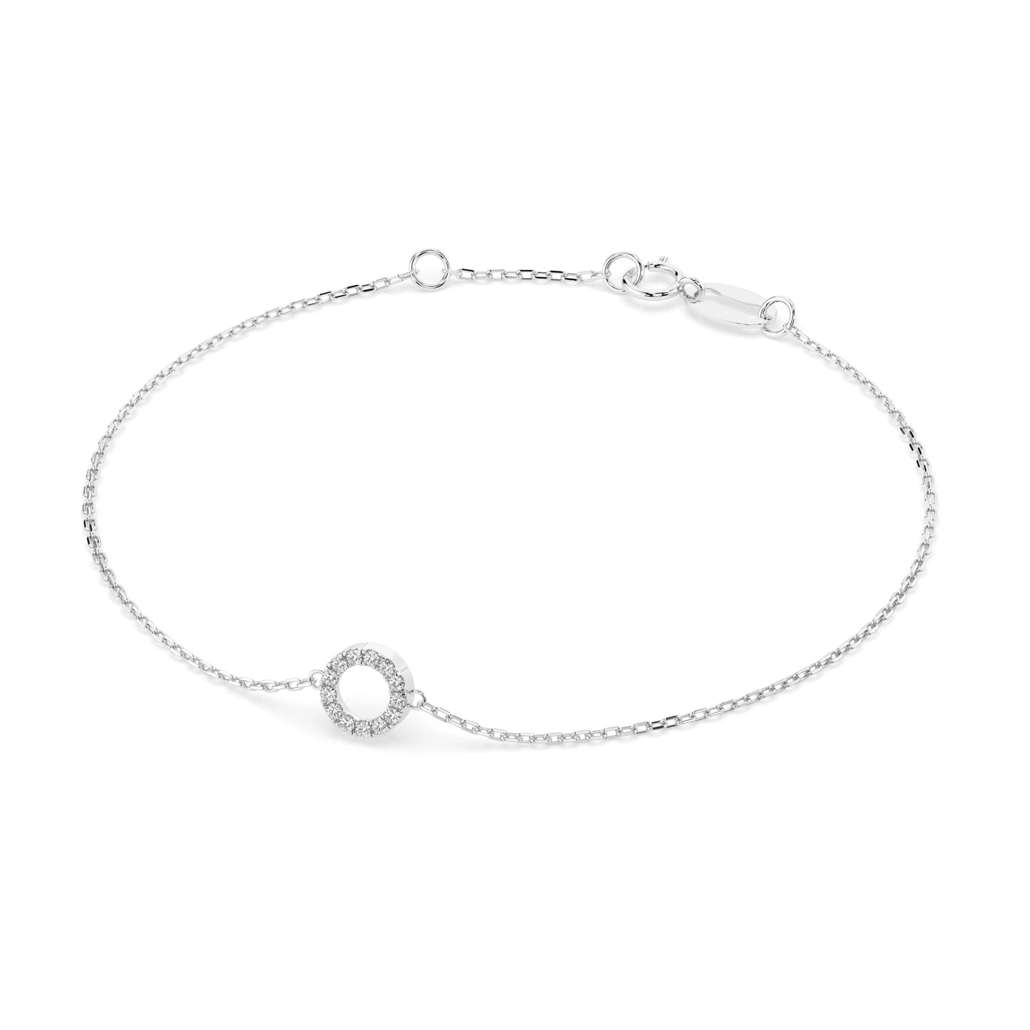 Minimalism Bracelet (Round), 0.07 ct — 105-10015