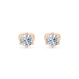 Diamond Stud Earrings Round Brilliant 0.5ct by Qutahia Jewellery