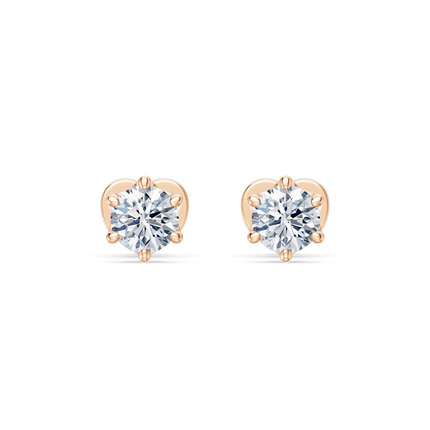 Solitaire Butterfly Earring, 0.5 ct — 102-10040/1(4.0)