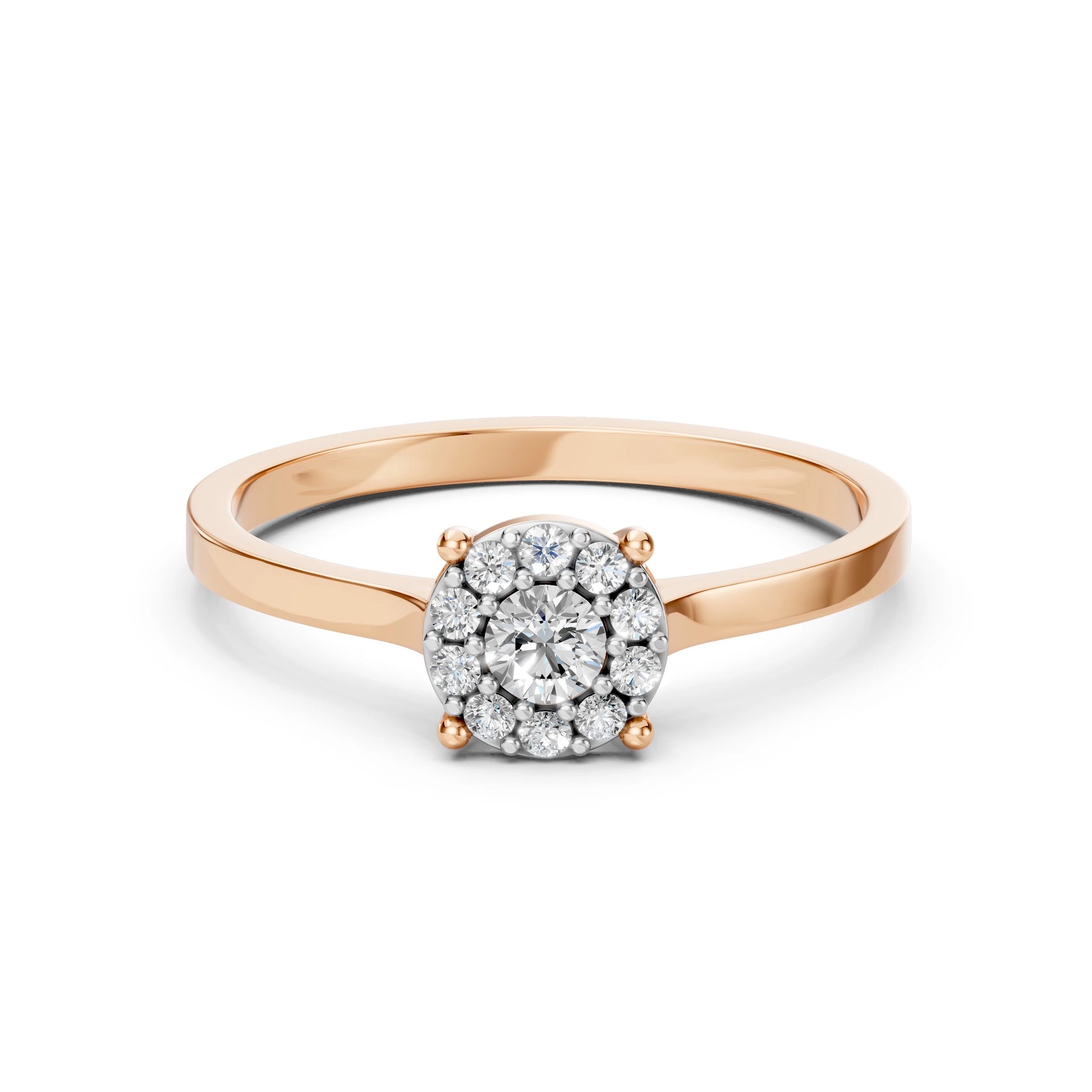 Solitaire Eternity Ring (Round), 0.15 ct — 101-10017/1(3.4)