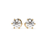 Solitaire Butterfly Earring (Round), 0.6 ct — 102-10027(4.2)