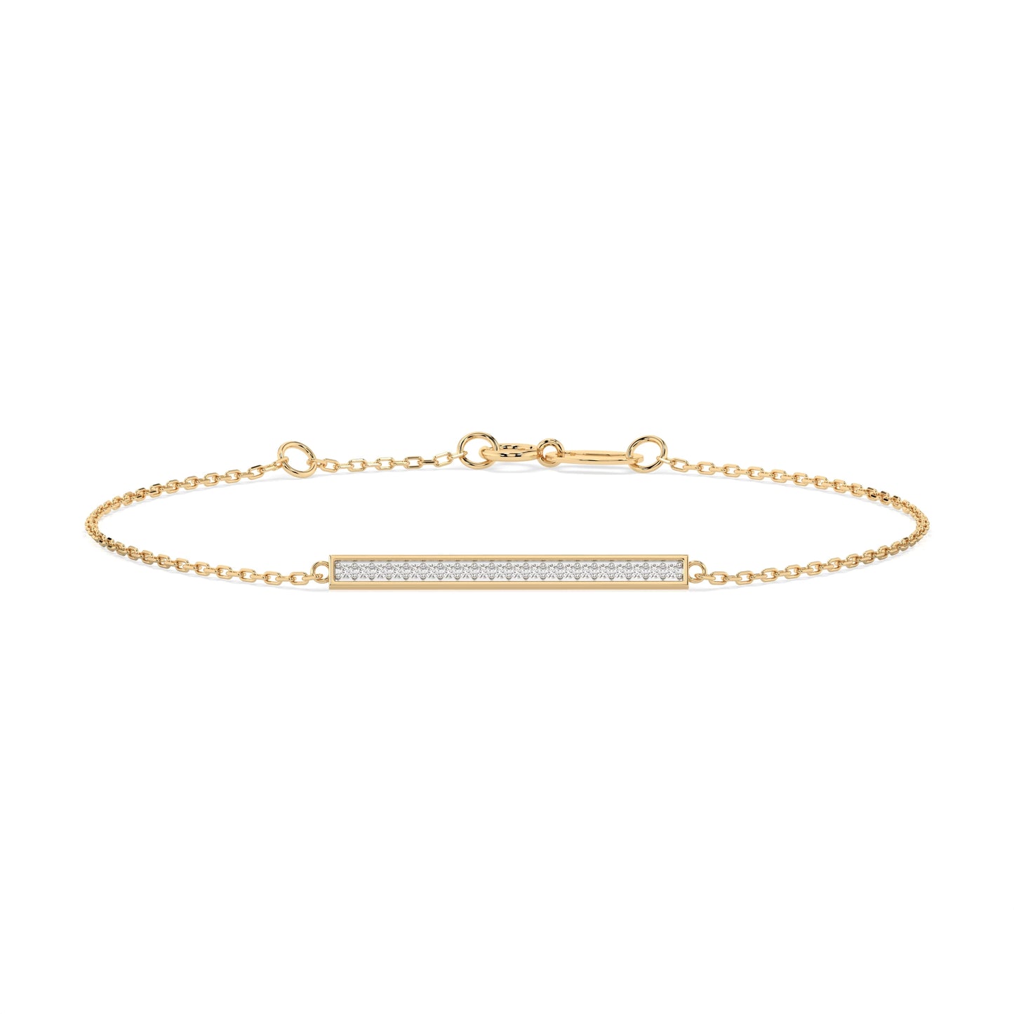 Minimalism Bracelet (Round), 0.1 ct — 105-10017