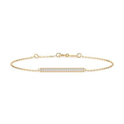 Minimalism Bracelet (Round), 0.1 ct — 105-10017