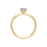 Marquise Lab Grown Diamond Micro Pave Engagement Ring 1.0ct by Qutahia Jewellery