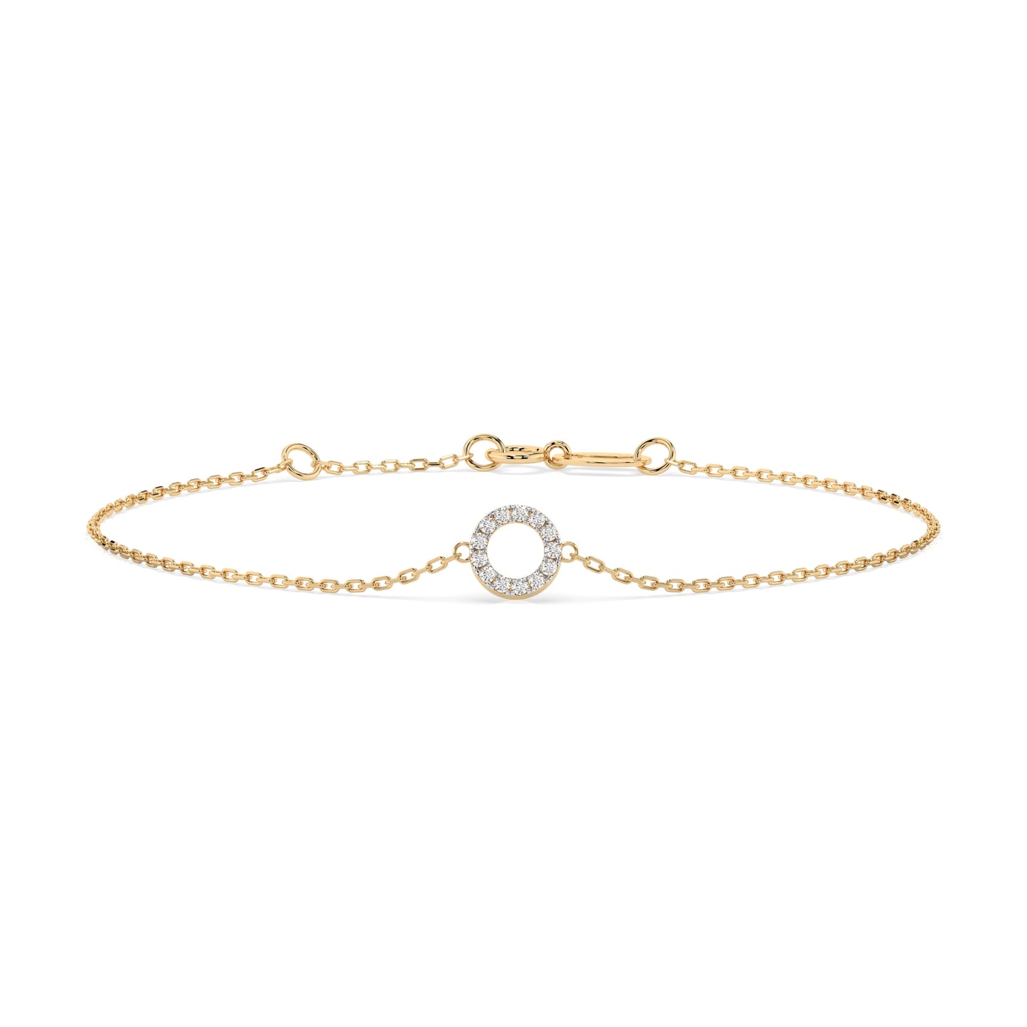 Minimalism Bracelet (Round), 0.07 ct — 105-10015